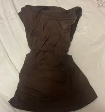 Pink Rose Chic Brown Women's Top