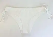 PINK Victoria’s Secret bikini bottom in white and silver