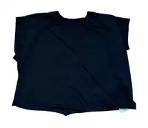 Target boxy Cropped Black Tshirt large