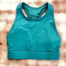 FABLETICS Aqua Green On-The-Go Impact Active Workout Sports Bra Size X-Small