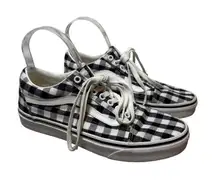 Vans Old Skool Gingham Black White Low Top Casual Sneakers Women US 8‎ Grunge