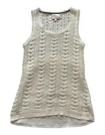 Skies Are Blue Cream Knit Top