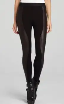 Black Women's Faux Leather Leggings