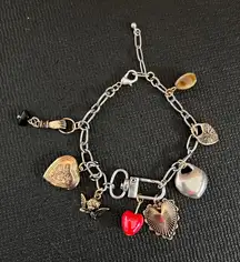Free People Charming Heart Charm Bracelet
