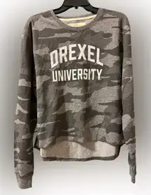 Drexel University League Women's Camo Sweatshirt, Large