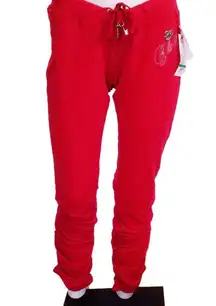 red Hug & Kiss Heart ❤️ sweatpants size Lg