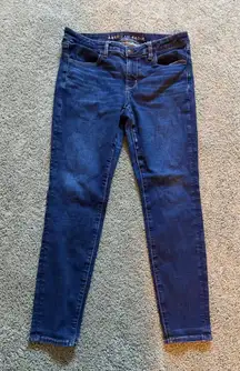 American Eagle Next Level Stretch Jeggings Womens Size 12 Mid Rise Jeans Denim