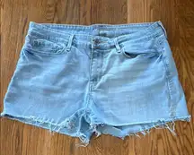 Signature by Levi Strauss Sky Blue Denim Shorts