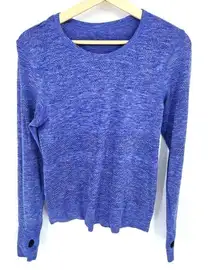 Lululemon Swiftly tech Blue Long Sleeve Size large