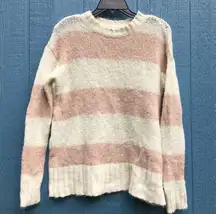 American Eagle Outfitters Jegging Fit Sweater Pink / Ivory Women’s Size XS