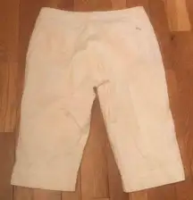 Riders white capris size 8