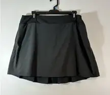 NIKE Women's‎ DRI-FIT Ace Pleated Tennis/Golf Skort-Black Pickle Ball Tennis XL