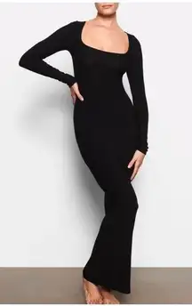 Skims Soft Lounge Long Sleeve Dress