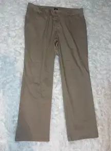 LEE khaki chino pants slacks womans size 18 bootcut EUC