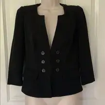 WHITE HOUSE BLACK MARKET BLACK BLAZER 6