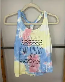 Beach by Exit San Diego Tank Top size small