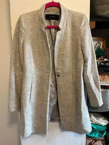 Zara Women's Gray Peacoat