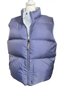 L.L. Bean Dark Gray Puffer Vest. Reversible