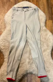 Miller's Medalist Cotton Back Breech Size 26 Light Gray‎ Riding Pants Equestrian