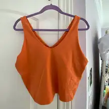 Orange Tank crop top