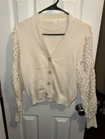 MNG crème Cardigan
