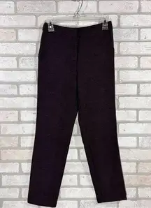 Topshop High Rise Plaid Slim Ankle Pants Size 2