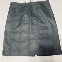 AB Studio Skirt size 14 dark blue or black style denim