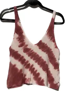 Forever 21 pink tie dye‎ sweater tank size M