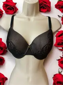 Natori Full Figure Contour Underwire Lace Bra BLACK CAFE Size 32DDD