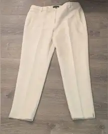 Talbot's Hampshire ivory dual lined pants size 14