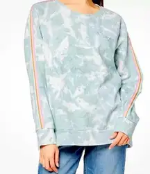 Rip Curl | Twin Fin Tie Dye Striped Logo Crewneck Sweatshirt Size XS