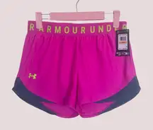 NWT Under Armour‎ Pink and Navy Athletic Shorts for Performance - Small