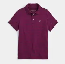 EUC Vineyard Vines M Bradley Stripe Sankaty Polo SAVVY