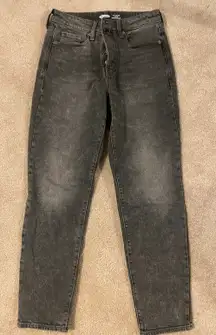 O.G. Straight High Rise Black Jeans
