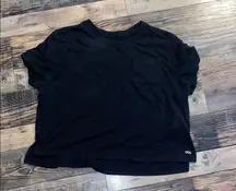 DSG black crop top size large