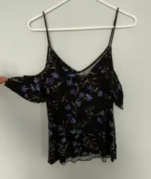 Off The Shoulder Floral Tank Top