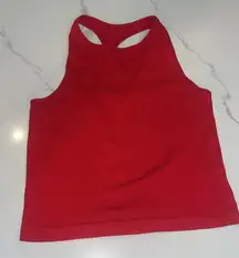 Free People Intimately Ribbed Hot Pink Crop Top Super Soft Tank M/L