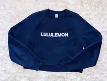 True Navy Scuba Oversized Pullover *Wordmark