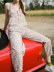 Urban Outfitters Camille Cotton Printed Overalls