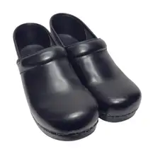 Dansko Professional Black Leather Clogs Nursecore Hospitalcore  Size 40