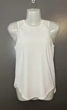 Lululemon Tank Top Women's Small White Sculpt Tank High Neck Athletic Running