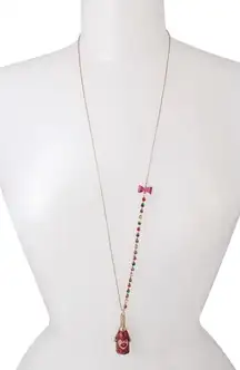 NEW YEARS EVE  CHAMPAGNE BOTTLE NECKLACE