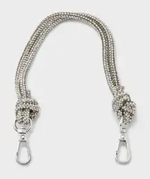 Handheld Mini Handbag Strap - nwt Silver