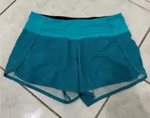 Lululemon Teal Run Times Short