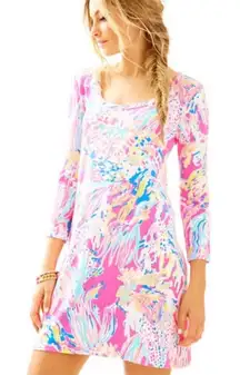 Lilly Pulitzer Devon Dress in Tiki Pink Sunken Treasure
