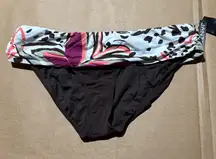 Women’s Jantzen Brown Cheeky Bikini Bottom Size 14 NWT