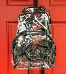 Clear Plastic Backpack Large Concert Festival Rave Transparent School