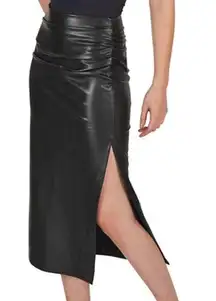 Derek Heart Faux Leather Mini Skirt