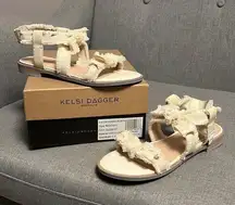 KELSI DAGGER BROOKLYN Women's Reggie Flat Sandal size 5.5