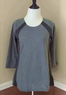 Sage Green 3/4 Sleeves Knit Top Casual Comfy Modcloth Le Lis Size Small NEW